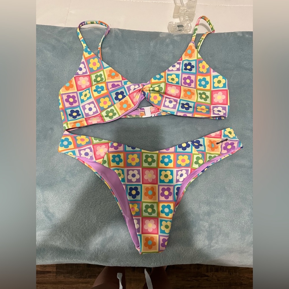 LISTING SOLD ON DEPOP blackbough swim “indie kid” bikini